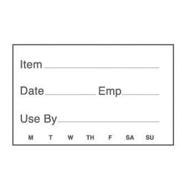 Cambro StoreSafe Food Rotation Labels, 2in x 3in, Off-White, Roll Of 250 Labels (Min Order Qty 2) MPN:23SLB250