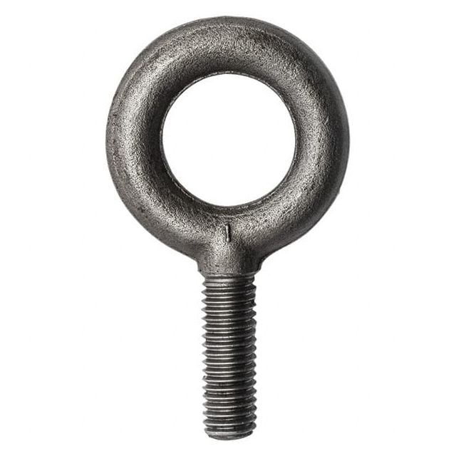 Fixed Lifting Eye Bolt: Without Shoulder, 2,600 lb Capacity, 1/2-13 Thread, Grade C-1030 Forged Steel MPN:7100124