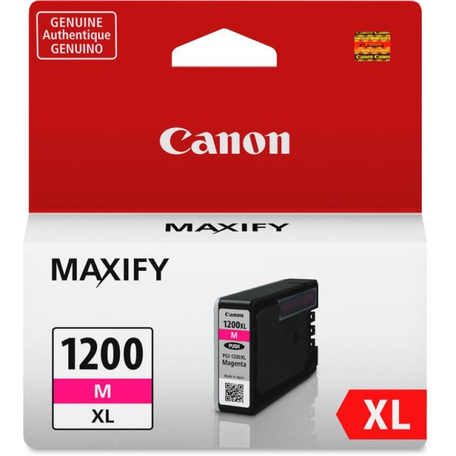 Canon PGI-1200XL High-Yield Magenta Ink Tank, 9197B001 (Min Order Qty 3) MPN:9197B001