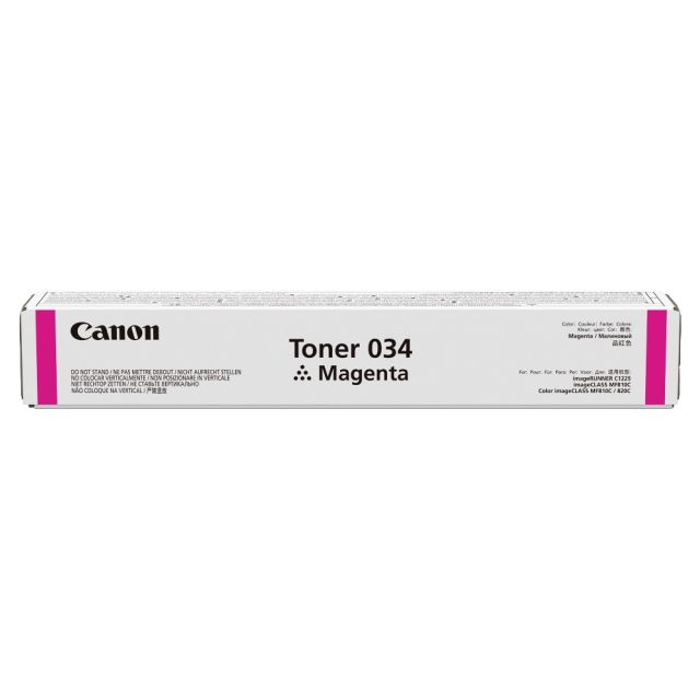 Canon 034 pQ Magenta Toner Cartridge, 9452B001 MPN:CRTDG034M