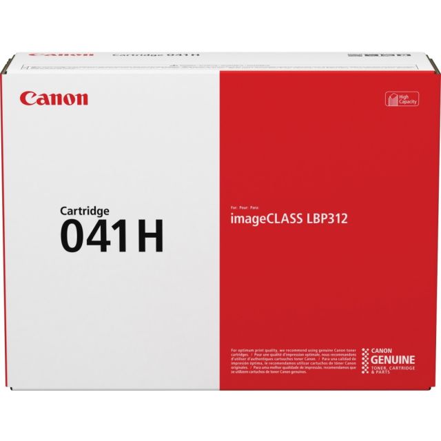 Canon 041H Original High Yield Laser Toner Cartridge - Black - 1 Each - 20000 Pages MPN:CRTDG041H