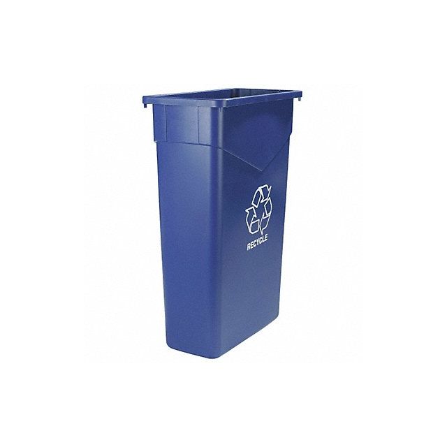 Rectangle Recycle Can 23 gal Blue PK4 MPN:342023REC14