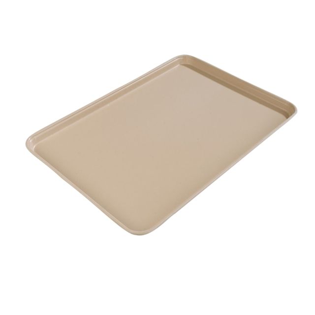 Carlisle Glasteel Trays, 18in x 14in, Almond, Pack Of 12 MPN:1814FG095