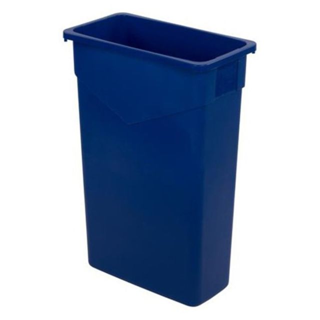 Carlisle TrimLine Waste Container, 23 Gallons, Blue MPN:34202314