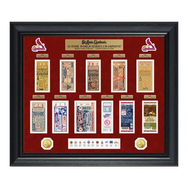 St. Louis Cardinals World Series Deluxe Gold Coin & Ticket Collection MPN:SLC11CWSTICK