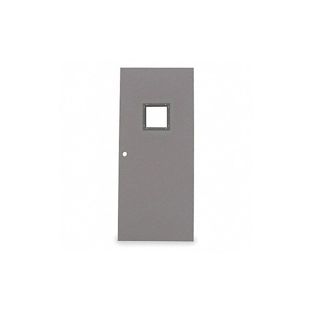 D3685 Metal Door With Glass Type 1 80 x 36 In MPN:CHMD X VL30 68 X MORT-CE-18ga-WG