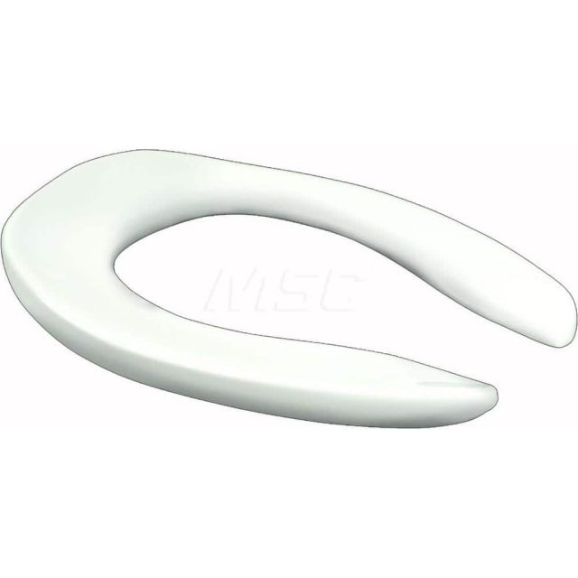 Toilet Seats, Type: Closed Front w/ Cover , Style: Elongated , Material: Plastic , Color: White , Outside Width: 14-1/2 (Inch) MPN:AM500STSCCSS-1