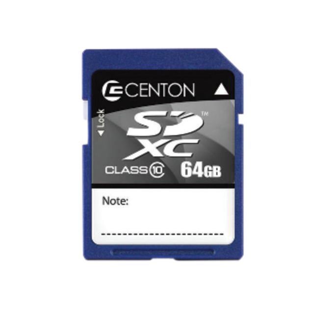 Centon SDXC Memory Card, 64GB (Min Order Qty 2) MPN:S1-SDXC10-64GTAA