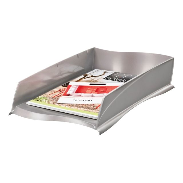 CEP Ellypse Letter Tray, 10-13/16in x 15in, Metallic Taupe (Min Order Qty 5) MPN:1003000201