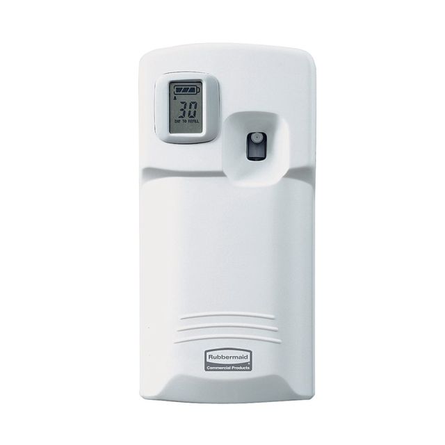 Rubbermaid TC Microburst 3000 LCD Aerosol Dispenser/Odor Control System, White MPN:1793532