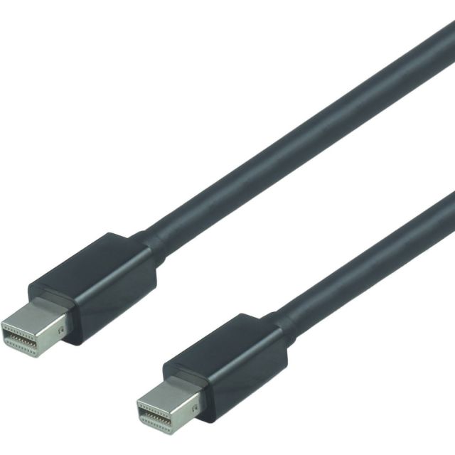 VisionTek Mini DisplayPort to Mini DisplayPort 2M Cable (M/M) - Mini DisplayPort to Mini DisplayPort - mDP to mDP cable 2 meter 6.6 ft male to male UHD 4K (3840x2160) 60 Hz (Min Order Qty 4) MPN:901213