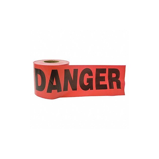 Red Danger Barricade Tape 3IN X 300FT MPN:16103