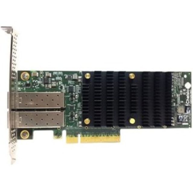 Chelsio 2-port Low Profile 10/25GbE Server Offload Adapter With PCI-E x8 Gen 3 MPN:T6225-SO-CR