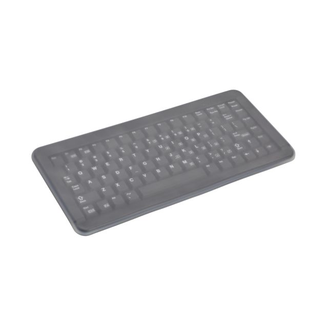 Cherry EZClean 4100 Ultra-Slim Compact Covered Keyboard, Black, EZN4100LCMUS2IG MPN:EZN4100LCMUS2IG