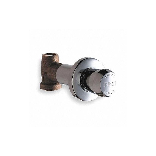 Straight Valve Chicago Faucets Chrome MPN:770-665PSHCP