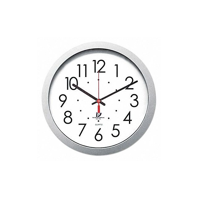 Wall Clock 14-1/2 Silver MPN:67816003