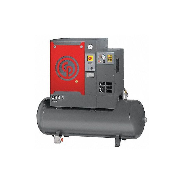 Rotary Screw Air Compr Dryer 5 hp MPN:QRS 5 HPD
