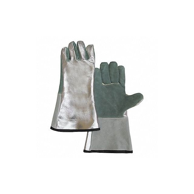 Aluminized Gloves Not Rated 14 PR MPN:901-ALUM-J