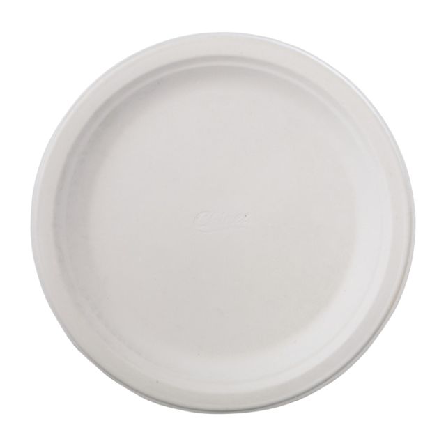 Chinet Classic Paper Plates, 9 3/4in, White, 125 Plates Per Pack, Carton Of 4 Packs MPN:HUH21232