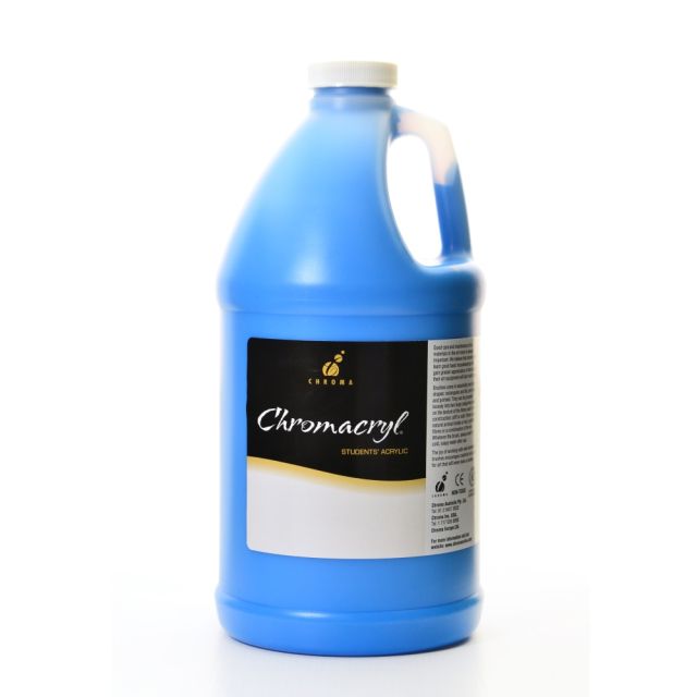 Chroma Chromacryl Students Acrylic Paint, 0.5 Gallon, Cobalt Blue (Min Order Qty 2) MPN:1401