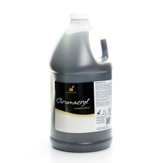 Chroma Chromacryl Students Acrylic Paint, 0.5 Gallon, Burnt Umber (Min Order Qty 2) MPN:1405