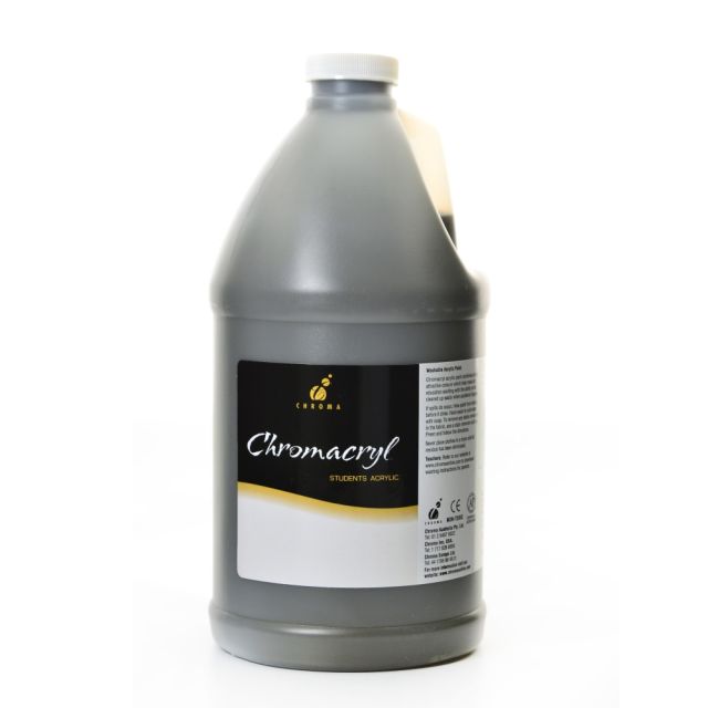 Chroma Chromacryl Students Acrylic Paint, 0.5 Gallon, Raw Umber (Min Order Qty 2) MPN:1417