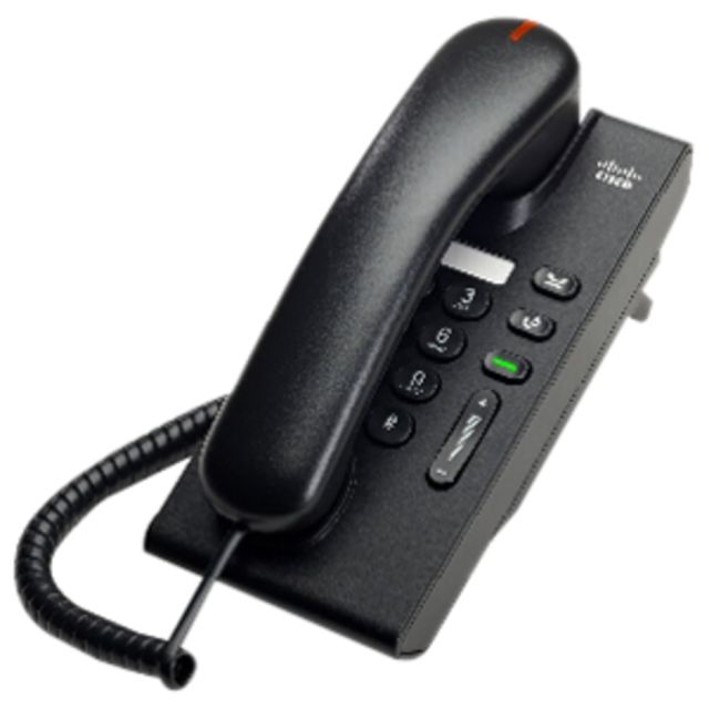 Cisco Unified IP Phone 6901 Slimline - VoIP phone - SCCP - charcoal MPN:CP-6901-CL-K9=