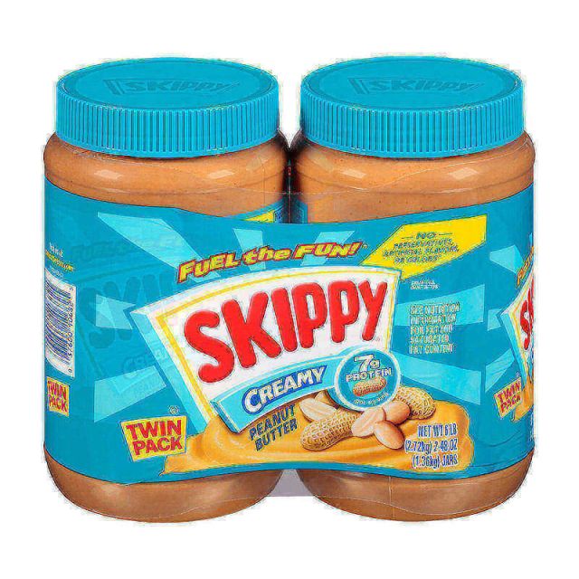 Skippy Creamy Peanut Butter, 48 Oz Jar, Pack Of 2 (Min Order Qty 2) MPN:21053