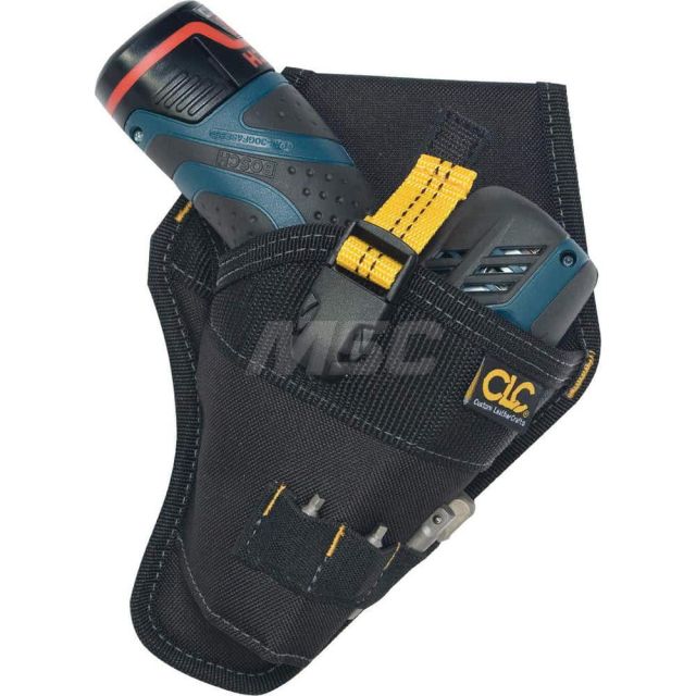 Tool Pouch: 1 Pocket, Polyester, Black MPN:5021