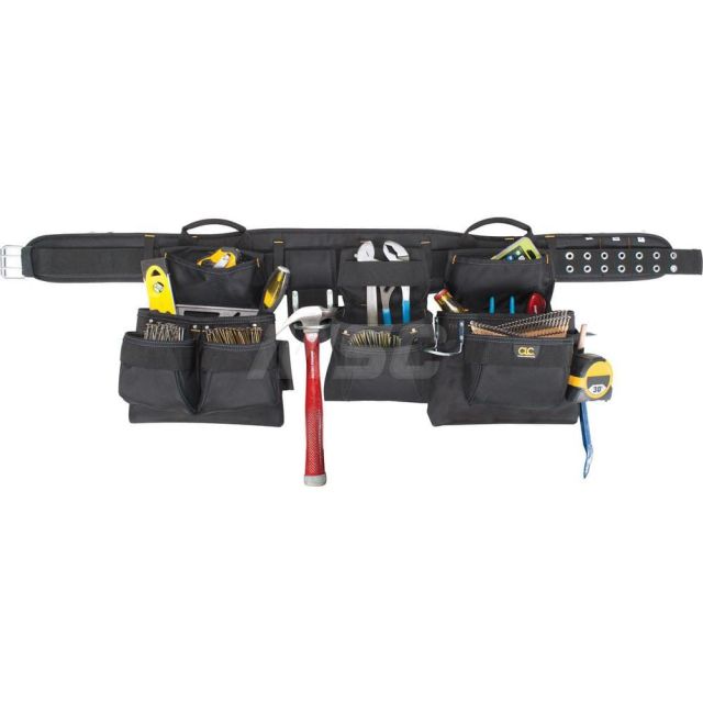 Tool Aprons & Tool Belts, Tool Type: Tool Rig , Minimum Waist Size: 47 , Maximum Waist Size: 55 , Material: Polyester , Number of Pockets: 18.000  MPN:5605