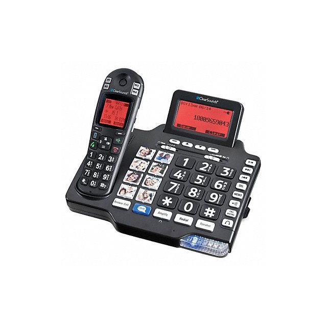 Telephone DECT 6.0 Cordless Black MPN:A1600BT