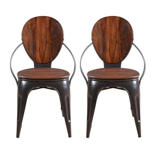 Coast to Coast Adler Dining Chairs, Brown, Set Of 2 Chairs MPN:79705