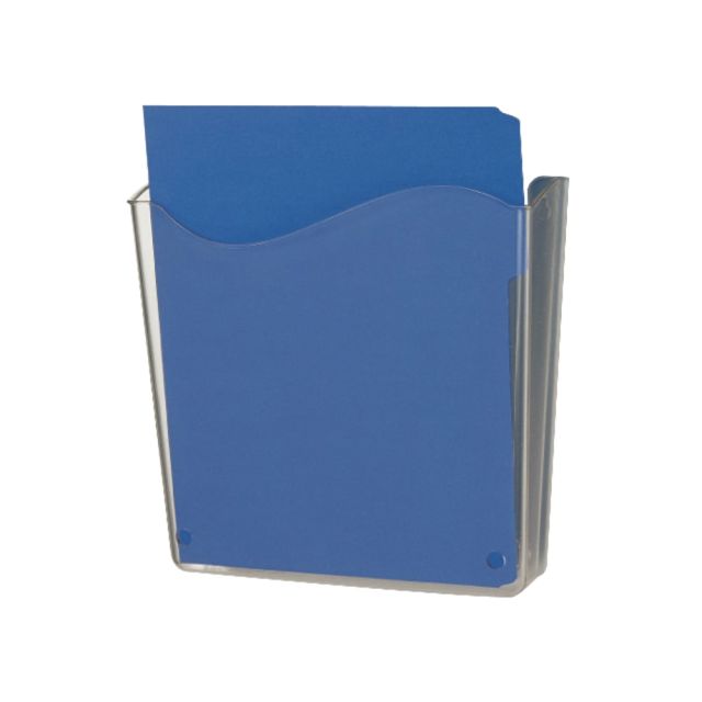Officemate OIC Unbreakable Vertical Wall File, 10inH x 10inW x 3inD, Clear (Min Order Qty 5) MPN:21674