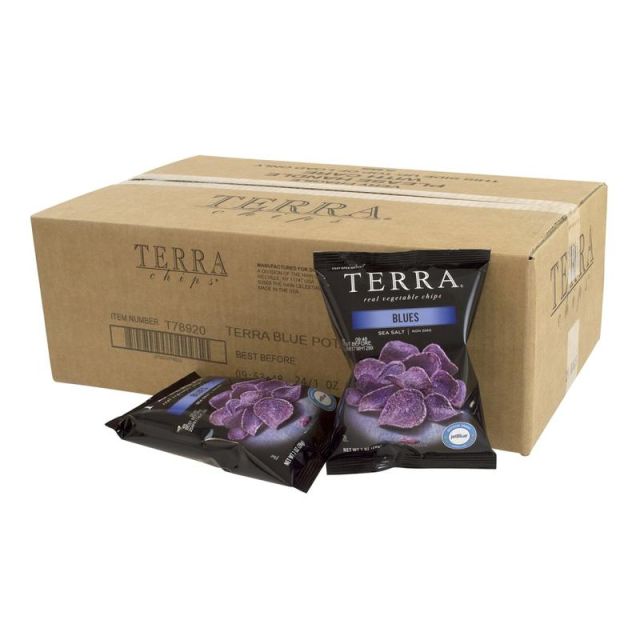 Terra Real Vegetable Chips, Blue, 1 Oz, Pack Of 24 (Min Order Qty 2) MPN:880781