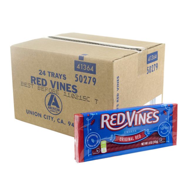 Red Vines King-Size Tray, Pack Of 24 MPN:209-00106