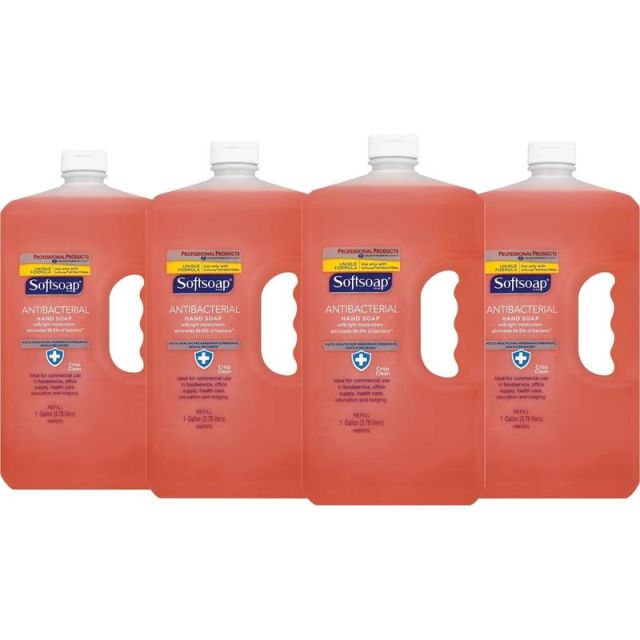 Softsoap Antibacterial Liquid Hand Soap, Orange Scent, 128 Oz, Carton Of 4 Refills MPN:201903CT