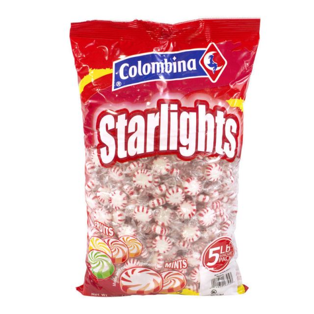 Colombina Peppermint Starlight Mints, 5-Lb Bag (Min Order Qty 3) MPN:269-00012