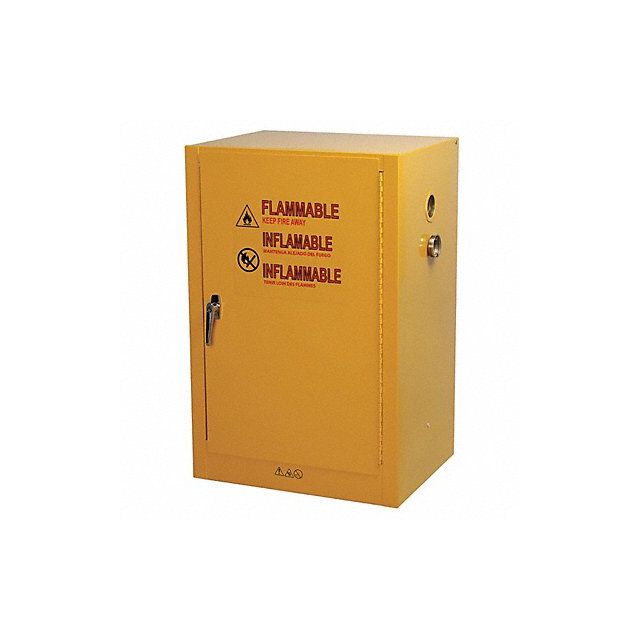 Flammable Safety Cabinet 12 gal Yellow MPN:42X503