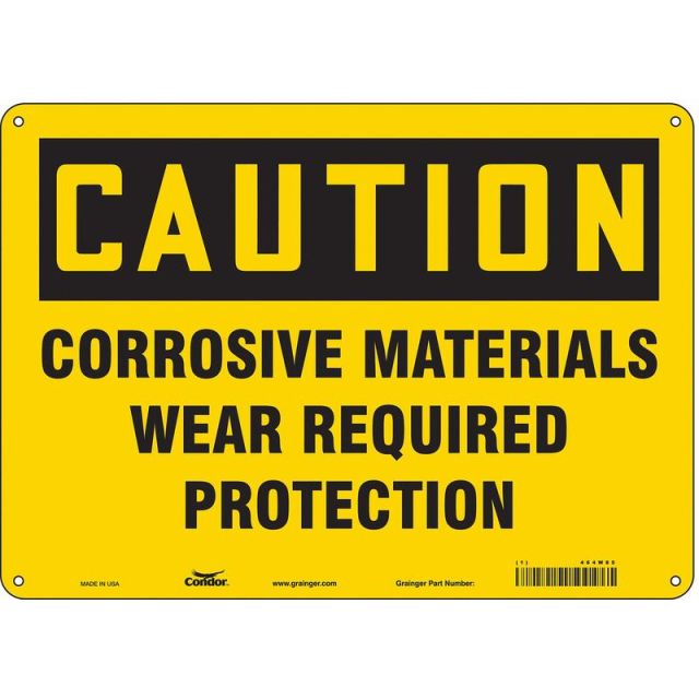 J6946 Safety Sign 10 in x 14 in Aluminum MPN:464W85