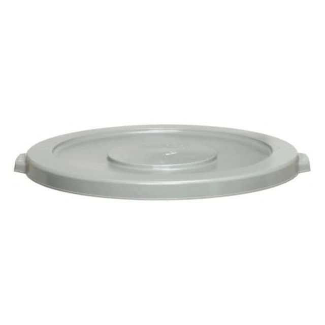 Flat Lid: Round, For 44 gal Trash Can MPN:4445GY