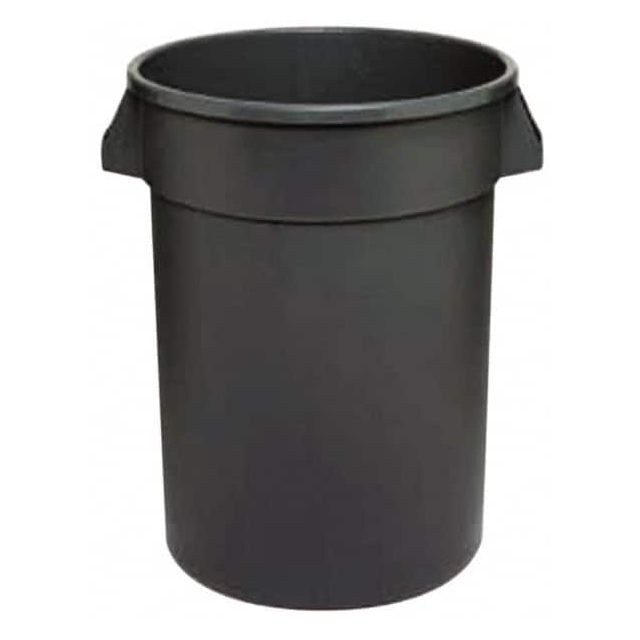 44 Gal Round Gray Trash Can 4444GY Household Cleaning Supplies