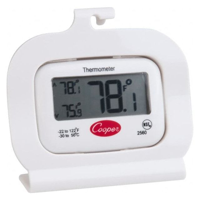 Cooking & Refrigeration Thermometers, Type: Refrigeration Thermometer , Maximum Temperature (F): 122 , Resolution (Deg F): 0  MPN:2560
