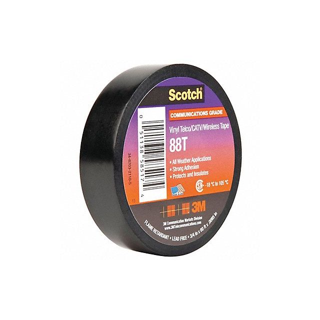 Electrical Tape 1-1/2 W 44 ft L MPN:80610938179