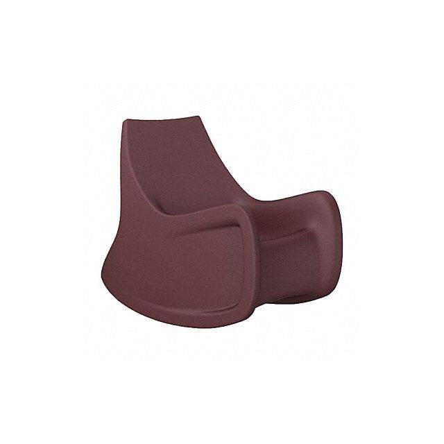 Radial Rocker Arm Chair Burgundy MPN:146484BY