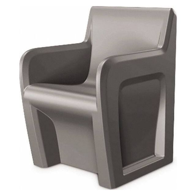Grey Polyethylene Guest Chair MPN:106484G
