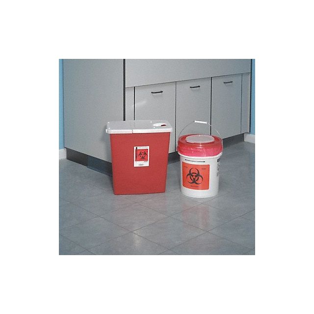 Sharps Container 12 gal Hinged Lid PK2 MPN:SSHL100933