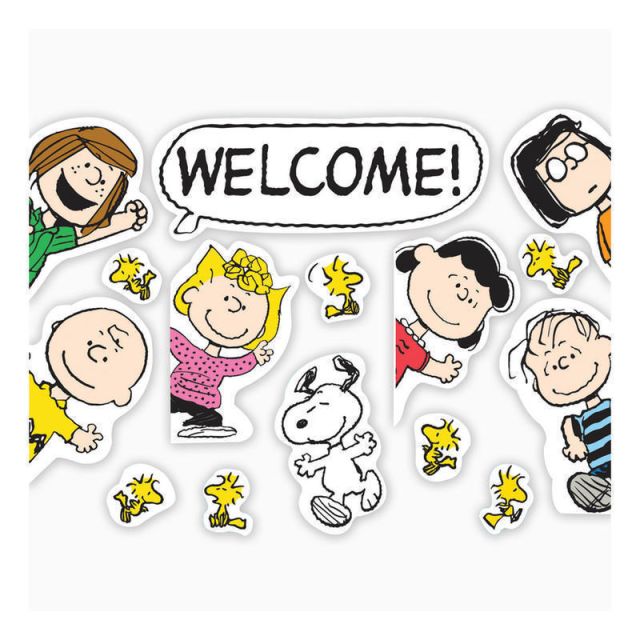 Eureka Welcome Go-Arounds Accents, Peanuts, Multicolor, Pack Of 15 (Min Order Qty 5) MPN:EU-847745