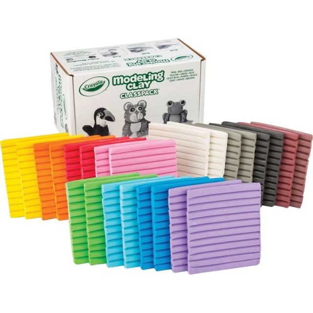 Crayola Modeling Clay Classpack Sticks, Assorted Colors, Box Of 288 Sticks (Min Order Qty 2) MPN:230288