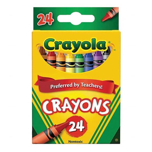 All Purpose Wax Crayon Marker: Assorted Color, Wax-Based, Standard Point MPN:CYO523024
