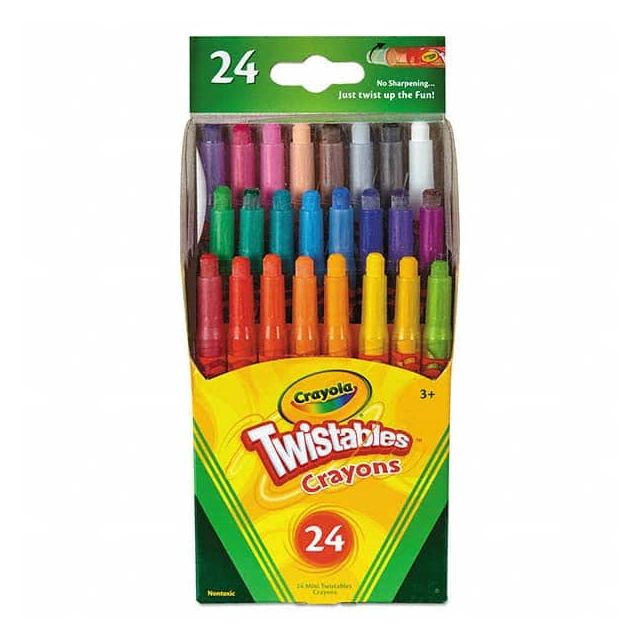 All Purpose Wax Crayon Marker: Assorted Color, Wax-Based, Standard Point MPN:CYO529724